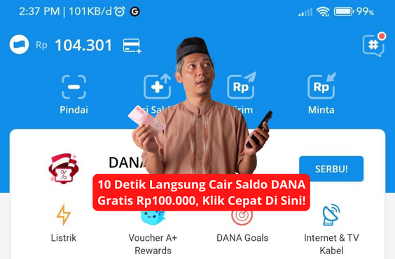 Raih Rp100.000 Dalam 10 Detik!