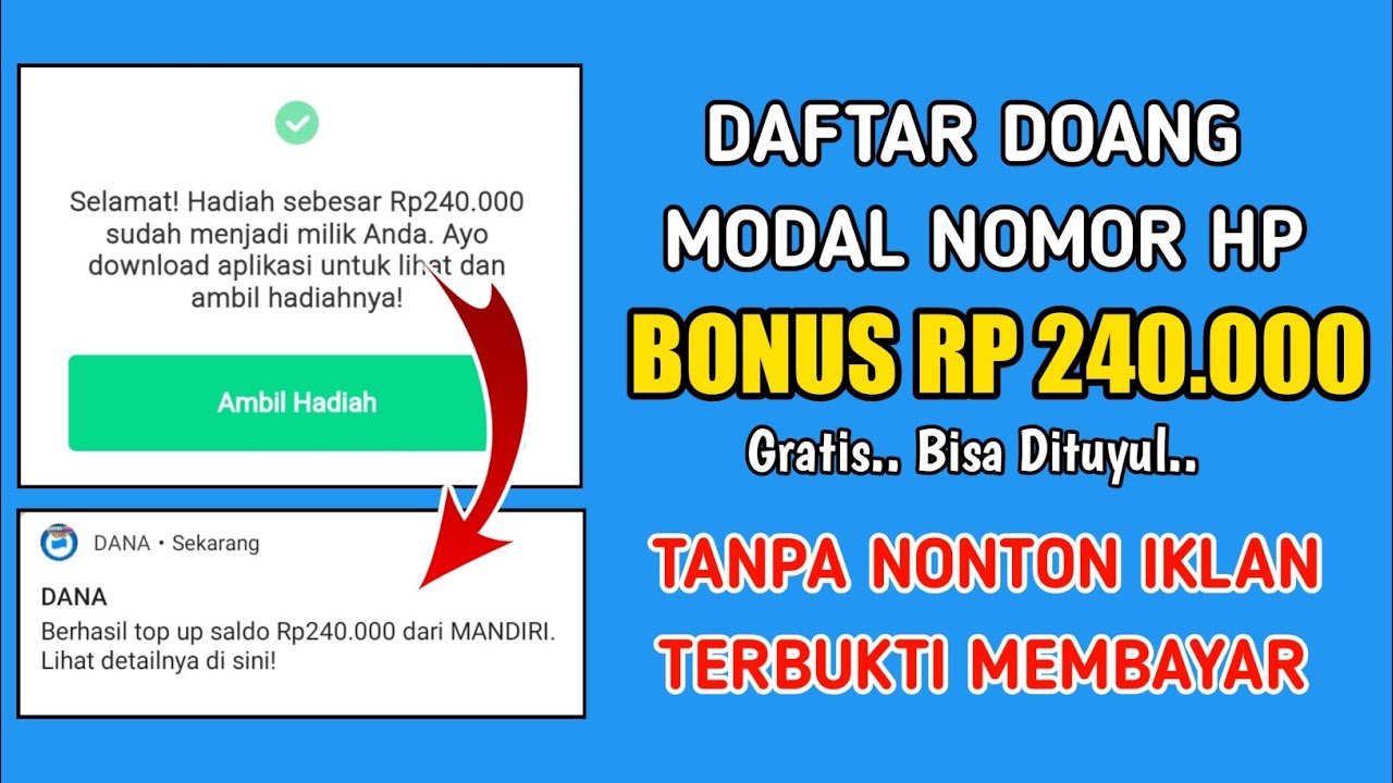 Raih Rp240.000! Cuma Daftar Aplikasi Ini!