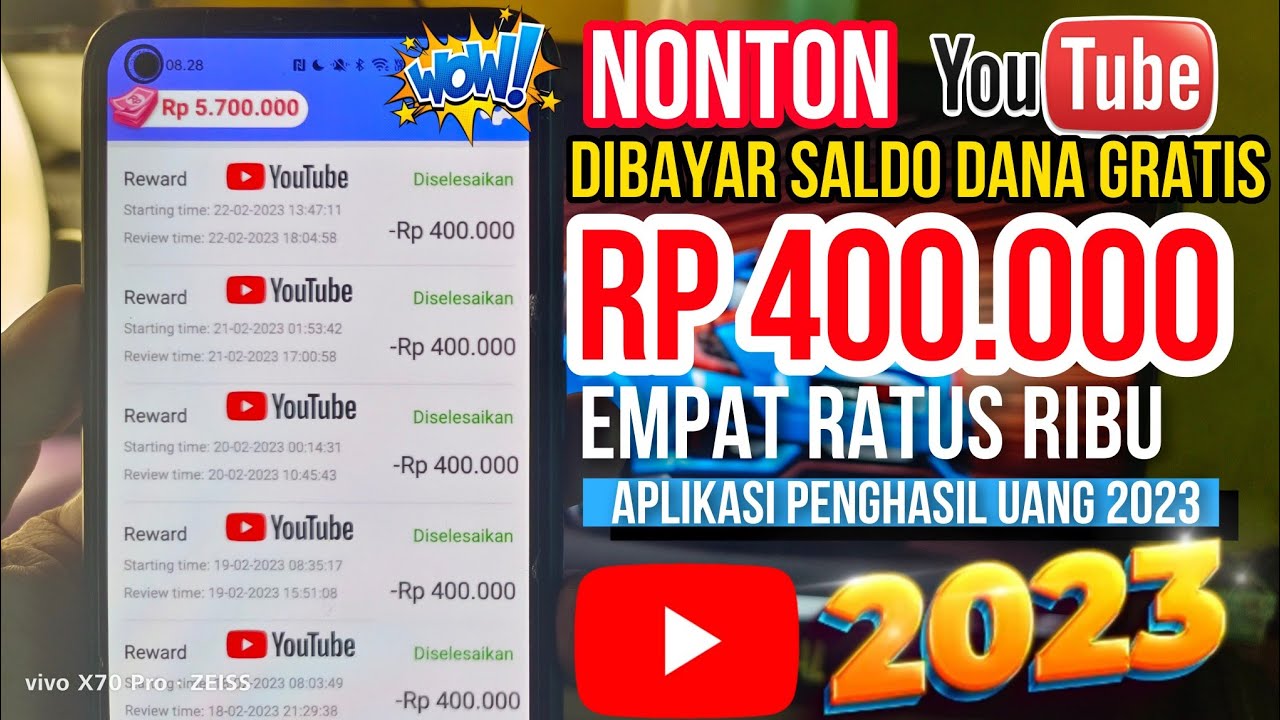 Raih Saldo Rp240.000! Nonton YouTube Dapat Uang