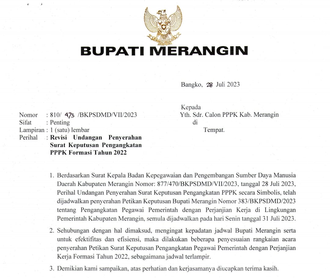 Pengangkatan ASN dan PPPK Ditunda! Ini Jadwal Terbarunya