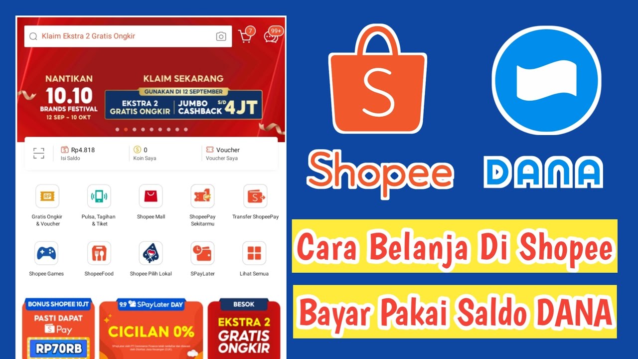 Bayar Pinjaman Shopee Lewat DANA? Mudah Banget!