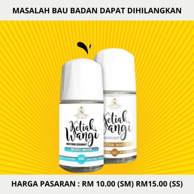 Rahasia Ketiak Wangi Tanpa Deodoran!