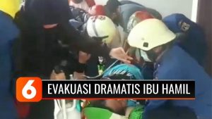 Detik-Detik Dramatis! Ibu Hamil Selamat Berkat Polisi!