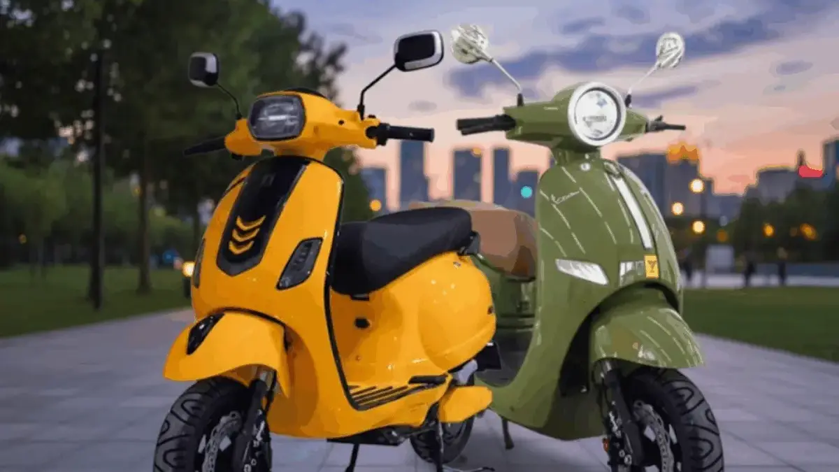 Gak Nyangka! Motor Listrik Mirip Vespa Paling Irit & Stylish 2025